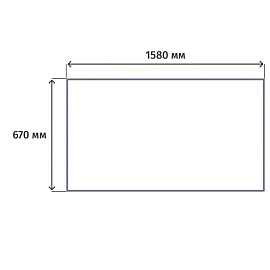 Стол прямой Easy to lead K-Loft 241S003 (дуб скандинавский/графит, 1580х670х752 мм)