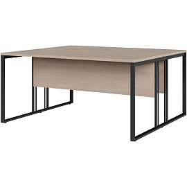 Рабочая станция K-Loft двухместная (дуб скандинавский/графит, 1580х1370х752 мм)