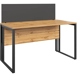 Экран к столу K-Loft с креплением фронтальный (графит, 1112х16х500 мм)