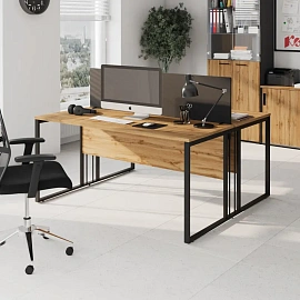 Экран к столу Easy to lead K-Loft с креплением фронтальный (графит, 1512х16х500 мм)