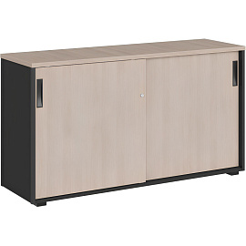 Шкаф-купе комбинированный K-Loft (дуб скандинавский/графит, 1370х420х752 мм)