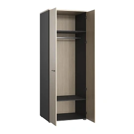 Шкаф-купе комбинированный K-Loft (дуб скандинавский/графит, 1370х420х752 мм)