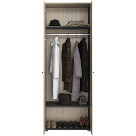 Каркас гардероба K-Loft (дуб скандинавский/графит, 786х616х2106 мм)