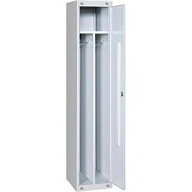 Шкаф для одежды металлический (серый, 500х490х1850 мм)