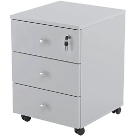 Тумба подкатная Easy to lead Easy Standard LT с замком (серый, 400x420x563 мм, 3 ящика)