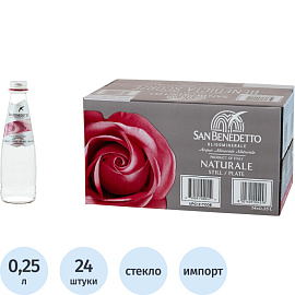 Вода минеральная San Benedetto столовая негазированная 0.25 л