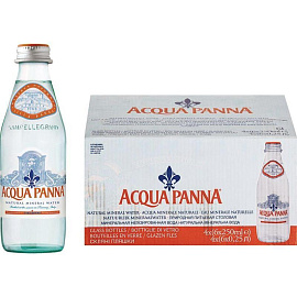 Вода минеральная Acqua Panna столовая негазированная 0.25 л