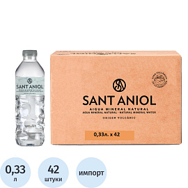 Вода минеральная Sant Aniol столовая негазированная пэт 0.33 л