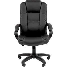 Кресло для руководителя Chairman Chairman 600 LT чёрное (искусственная кожа, пластик)
