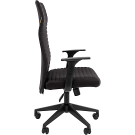 Кресло для руководителя Chairman 611 черное (ткань, пластик)