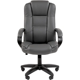 Кресло VT_Chairman 600LT чер.пласт экопремиум серый