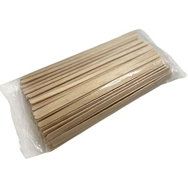 Размешиватель одноразовый деревянный Комус Эконом 180 мм (250 штук в упаковке)