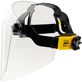 Щиток защитный РОСОМЗ Визион Termo с наголовным креплением (424390) фото Щиток защитный РОСОМЗ Визион Termo с наголовным креплением (424390)