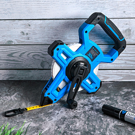 Рулетка геодезическая TOPFORT Geo 30 м х 15 мм (2019141)