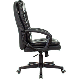 Кресло для руководителя Бюрократ CH868N чёрное (экокожа, пластик)