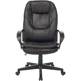 Кресло для руководителя Бюрократ CH868LT черное (экокожа, пластик)