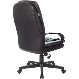 Кресло для руководителя Бюрократ CH868LT черное (экокожа, пластик)