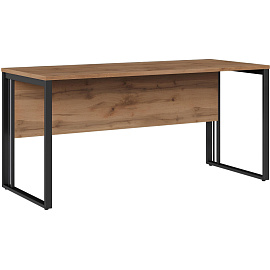 Стол прямой K-Loft (дуб натуральный/графит, 1580х670х752 мм)