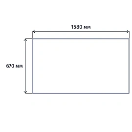 Стол прямой Easy to lead K-Loft 241S003 (дуб натуральный/графит, 1580х670х752 мм)