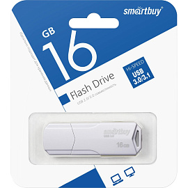 Флешка USB 3.0 16 ГБ Smartbuy Clue (SB16GBCLU-W3)