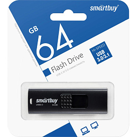 Флешка USB 3.0 64 ГБ Smartbuy Fashion (SB064GB3FSK)