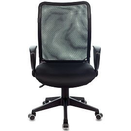 Кресло офисное Бюрократ CH 599 AXSN черное (сетка/ткань, пластик)
