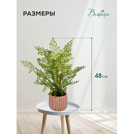 Растение искусственное в горшке Вещицы Папоротник курчавый 48 см (Mia11)