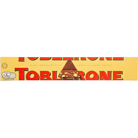 Шоколад Toblerone швейцарский молочный с медово-миндальной нугой 100 г