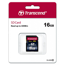 Карта памяти 16 ГБ SDHC Transcend TS16GSDHC10 Class 10