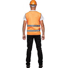 Жилет сигнальный Тип 5Т оранжевый с СОП размер ХХL-ХХXL (56-62)