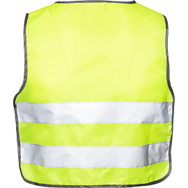 Жилет сигнальный детский Тип 1Д лимонный с СОП размер 30-34 (7-12 лет)