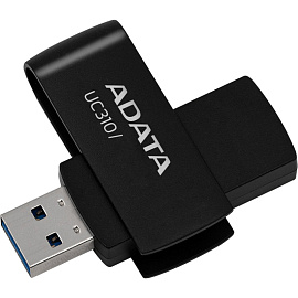 Флешка USB 3.0 128 ГБ Adata UC310 (UC310-128G-RBK)