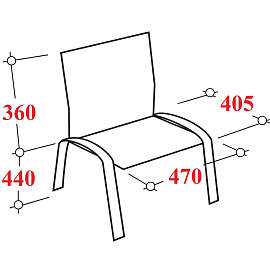 Стул офисный Easy Chair ИЗО/ISO красный ткань металл хромированный, поперечина (диаметр) 18 мм (2028507) фото Стул офисный Easy Chair ИЗО/ISO красный ткань металл хромированный, поперечина (диаметр) 18 мм (2028507)