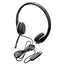 Гарнитура проводная Logitech Headset H340 (981-000509)