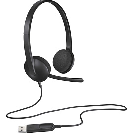 Гарнитура проводная Logitech Headset H340 (981-000509)