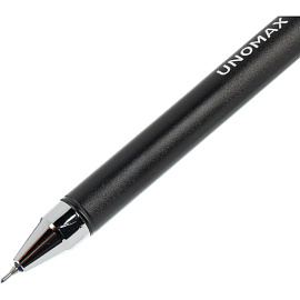 Ручка гелевая неавтоматическая Unomax Geltron синяя (толщина линии 0.3 мм)