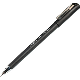 Ручка гелевая неавтоматическая Unomax Geltron черная (толщина линии 0.3 мм)