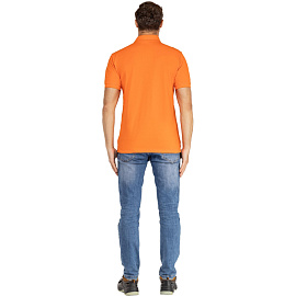 Футболка поло оранжевая короткий рукав (размер XL)