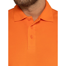 Футболка поло оранжевая короткий рукав (размер XXL)