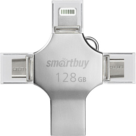 Флешка USB 3.0 128 ГБ SmartBuy Quad (SB128GBMC15)
