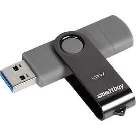 Флешка USB 3.0 64 ГБ SmartBuy Twist Dual (SB064GB3DUOTWK)