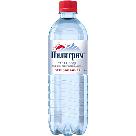 Вода минеральная Пилигрим столовая газированная 0.5 л фото Вода минеральная Пилигрим столовая газированная 0.5 л