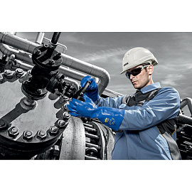 Очки защитные открытые универсальные UVEX Феос cx2 Суправижн Экселленс затемненные серые (9198237)