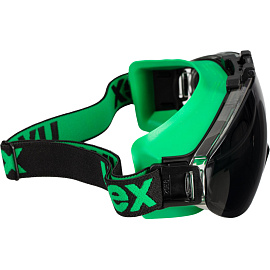 Очки защитные сварочные Uvex Ультрасоник Инфрадур закрытые с непрямой вентиляцией затемнённые с откидным светофильтром (9302045)