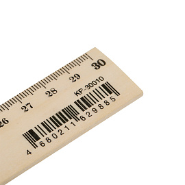 Линейка 30см Красин "Стандарт", дерево фото Линейка 30см Красин "Стандарт", дерево
