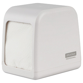 Диспенсер для салфеток настольный OfficeClean Professional, ABS-пластик, белый