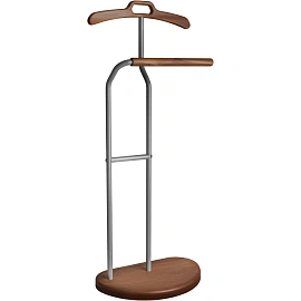 Вешалка костюмная D10 (металлик/орех)