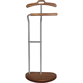 Вешалка костюмная D10 (металлик/орех)