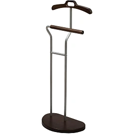 Вешалка костюмная D10 (металлик/орех)