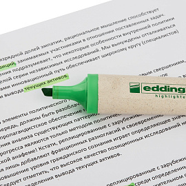 Текстовыделитель Edding Eco E-24/011 зеленый (толщина линии 1-5 мм)